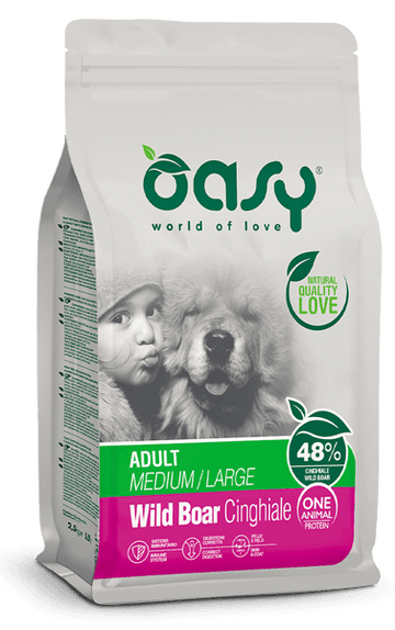 Oasy Adult Medium/Large con cinghiale 12 kg