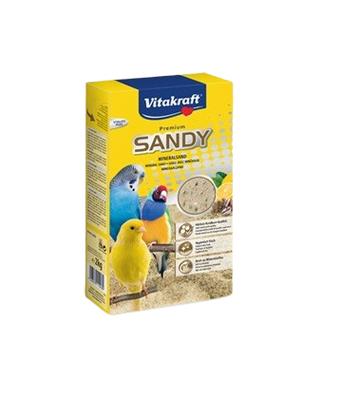 Sabbia igienica Sandy per uccelli kg.2,5 lettiera per uccelli