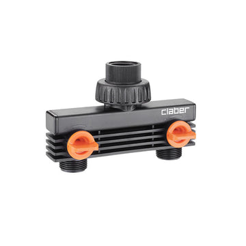 Presa a due vie 3/4" Maschio CLABER 8589