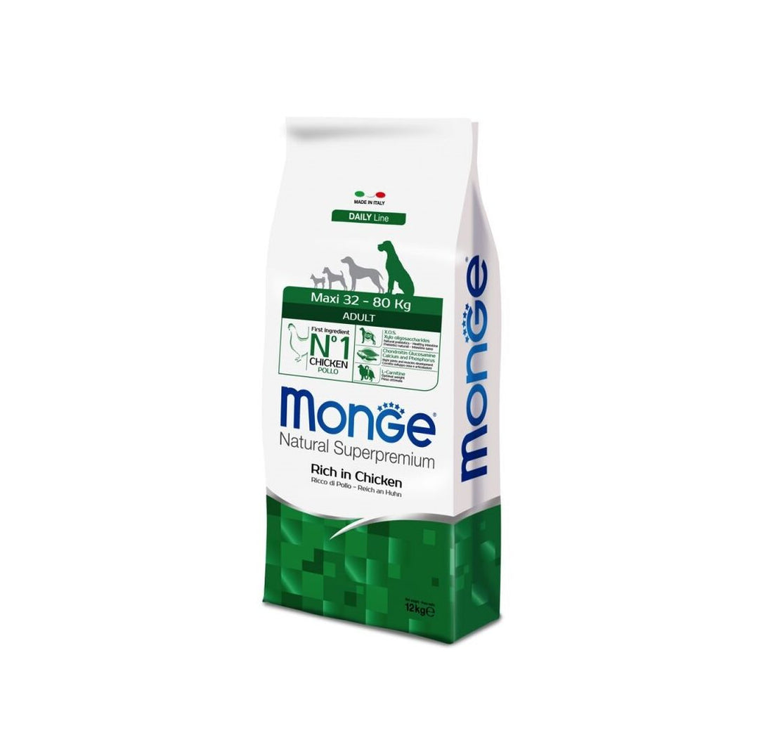 Monge Maxi Adult Ricco di Pollo 12 kg