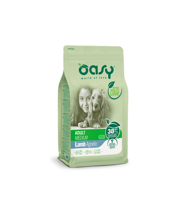 Oasy Adult Medium con agnello 3 kg