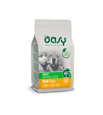 Oasy Adult Medium/Large con Maiale 2,5 kg