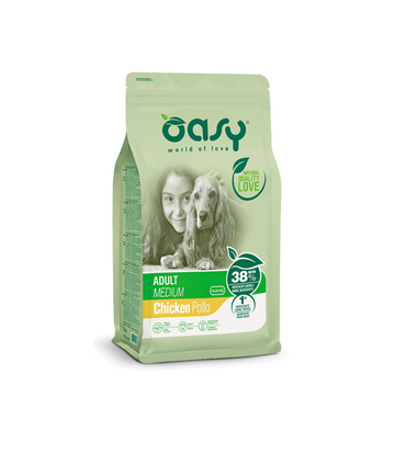 Oasy Adult Medium con pollo 3 kg