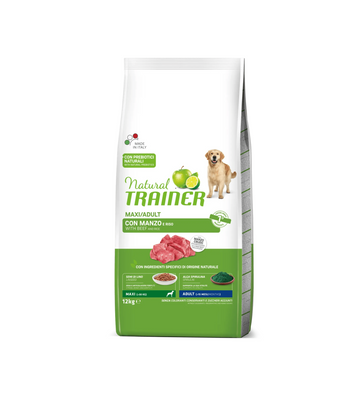 Natural Trainer Adult Maxi con Manzo 12 kg