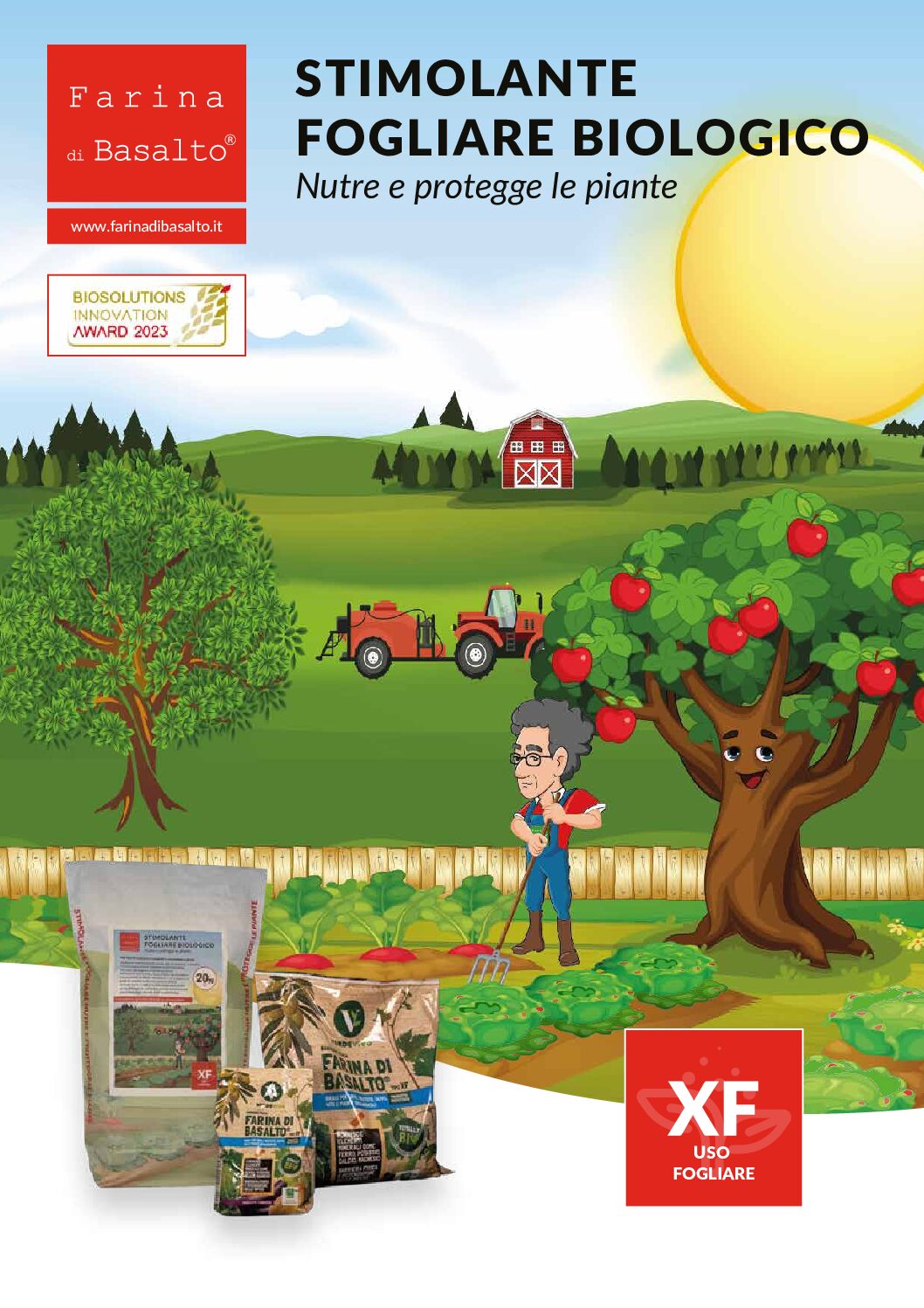 Stimolante Fogliare Biologico Farina di Basalto TIPO XF