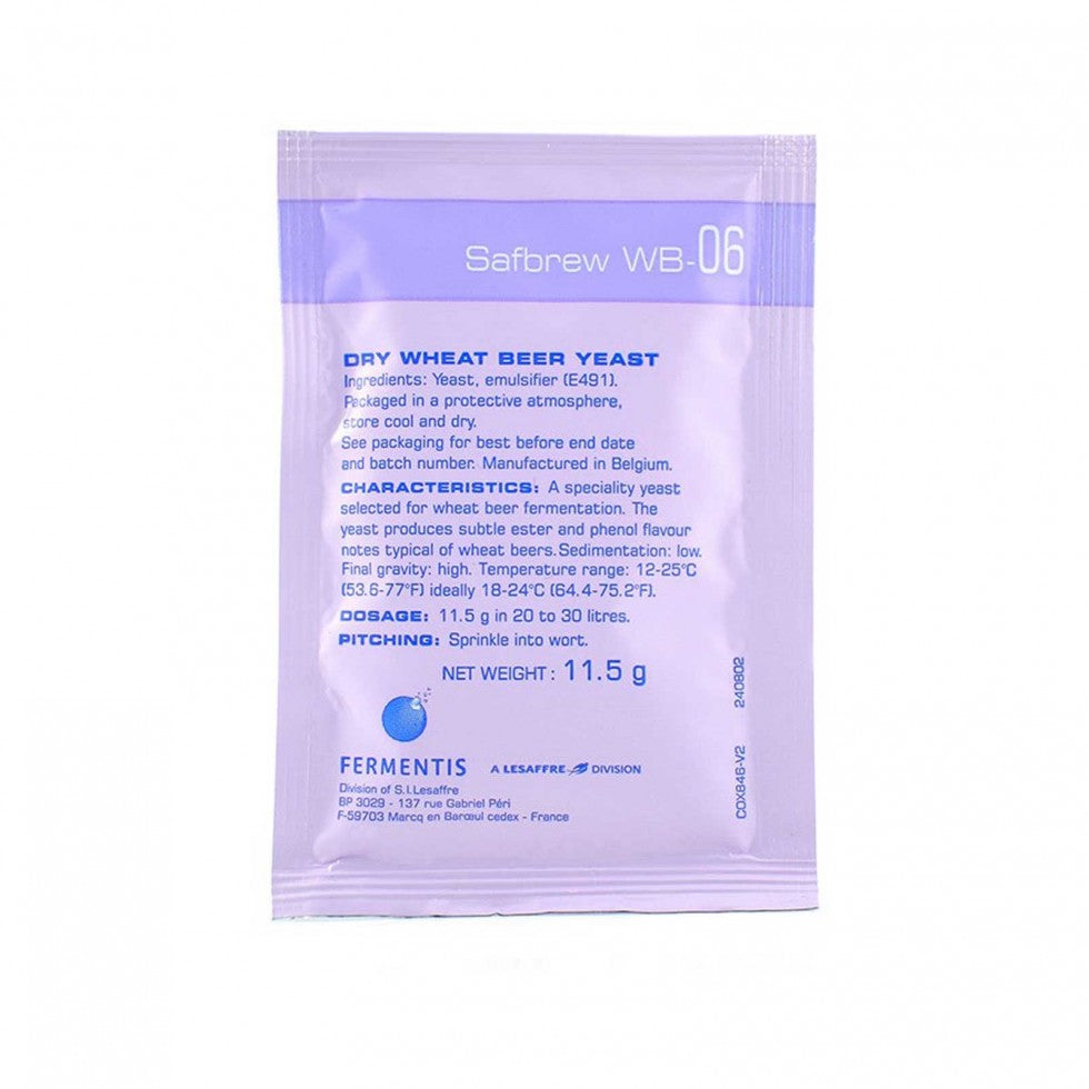 Lievito FERMENTIS Safbrew WB-06 Gr.11,5
