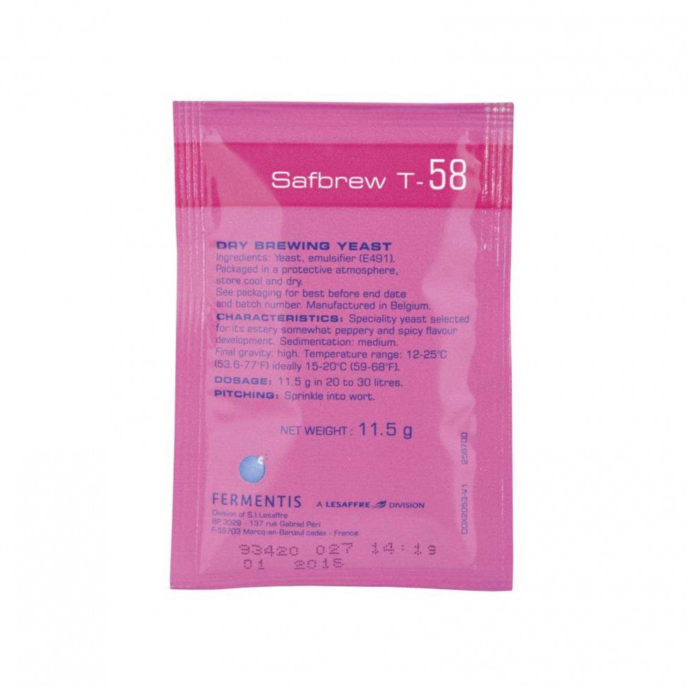 Lievito FERMENTIS Safbrew T-58 Gr.11,5