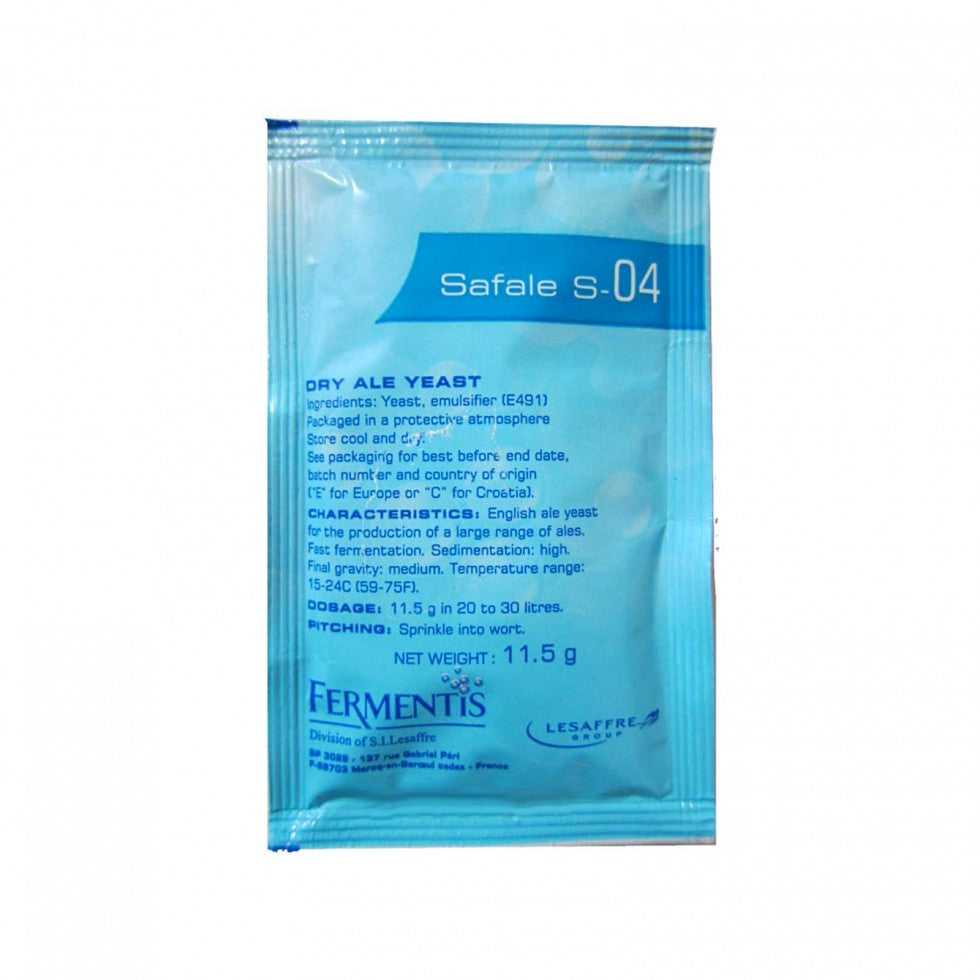 Lievito FERMENTIS Safale S-04 Gr.11,5