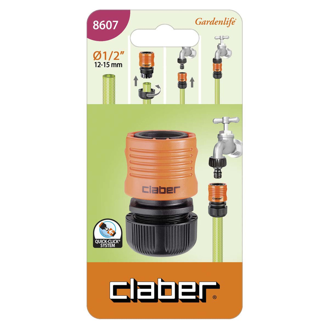 Raccordo da 1/2" (12-17 mm) CLABER 8607
