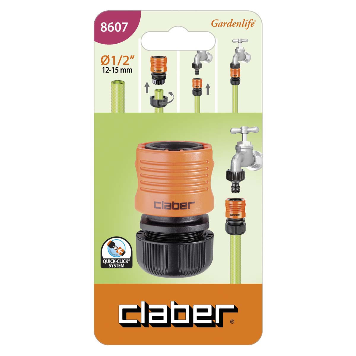 Raccordo da 1/2" (12-17 mm) CLABER 8607