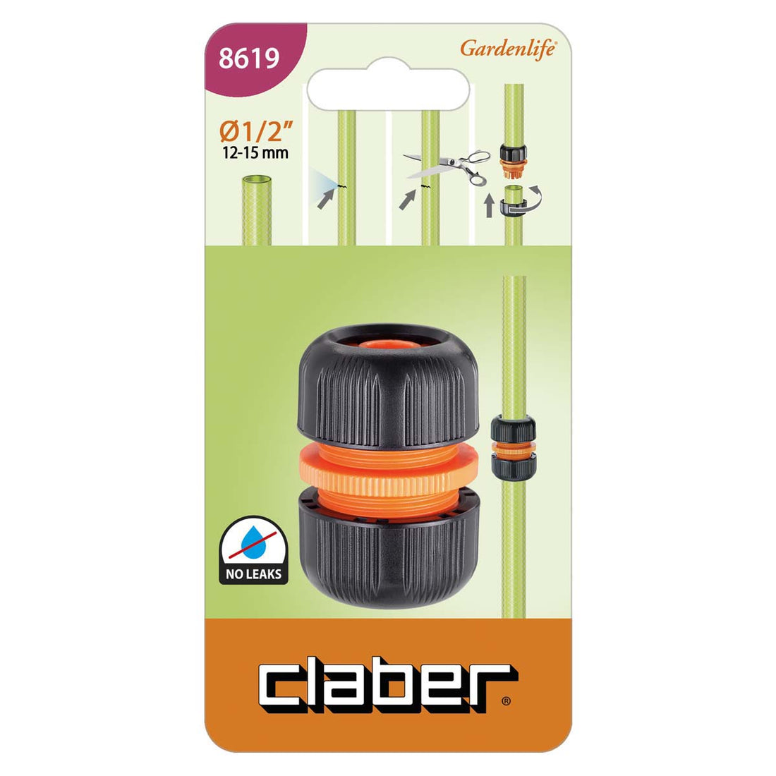 Riparatore da 1/2" (12-17 mm) CLABER 8619