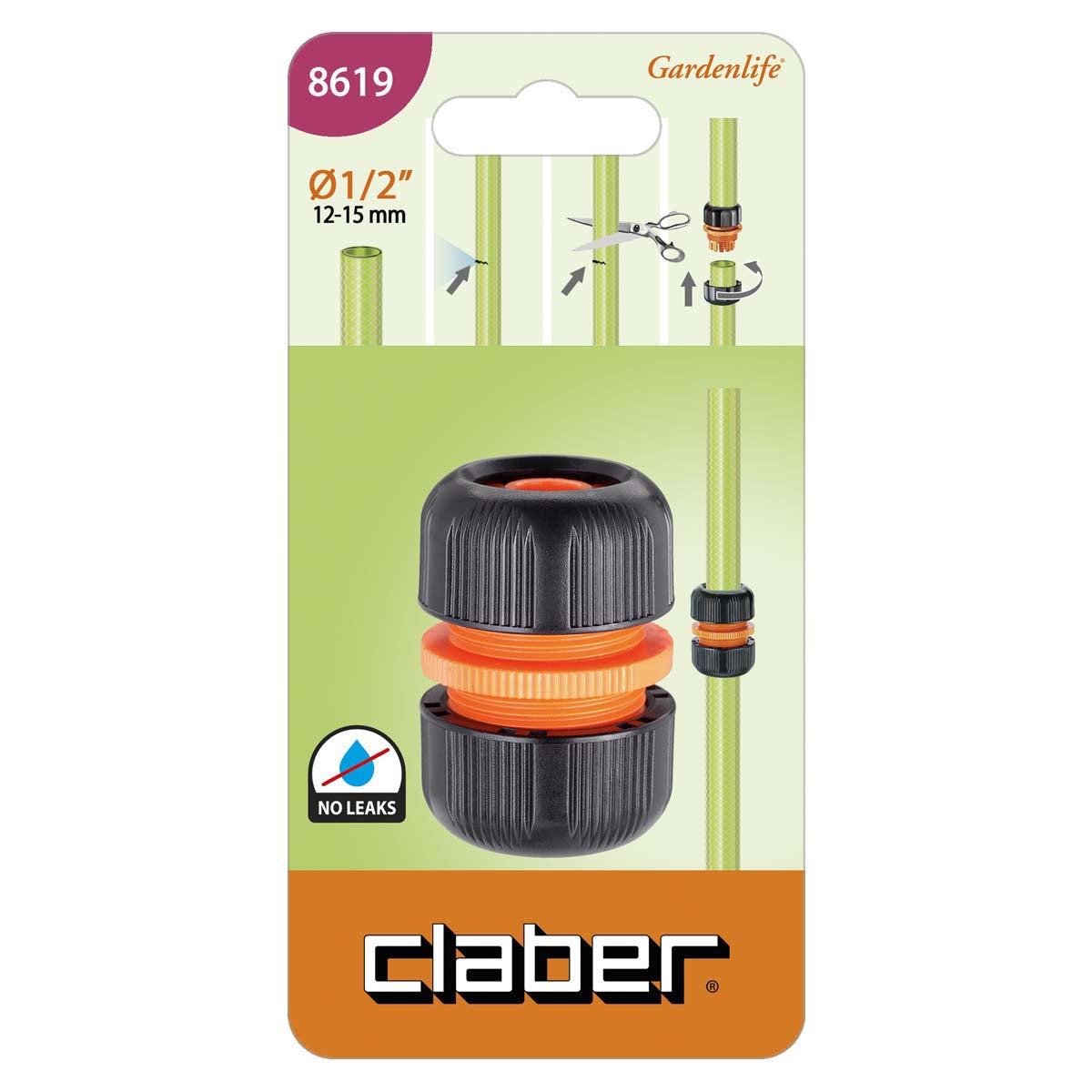 Riparatore da 1/2" (12-17 mm) CLABER 8619