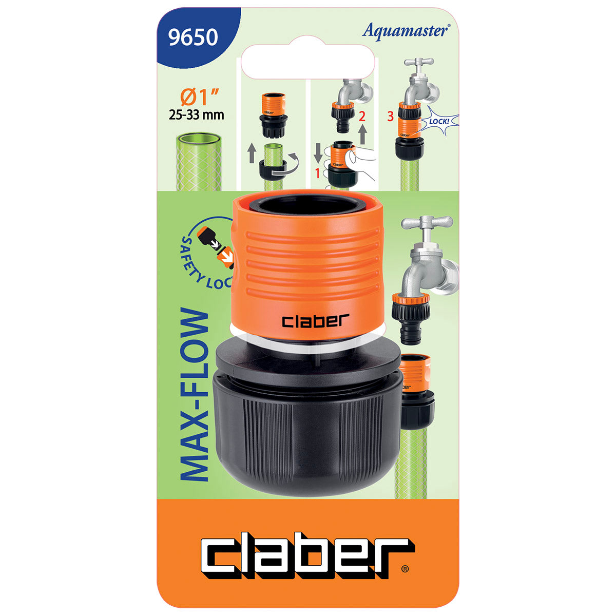 Raccordo per tubi da 1" Max Flow CLABER