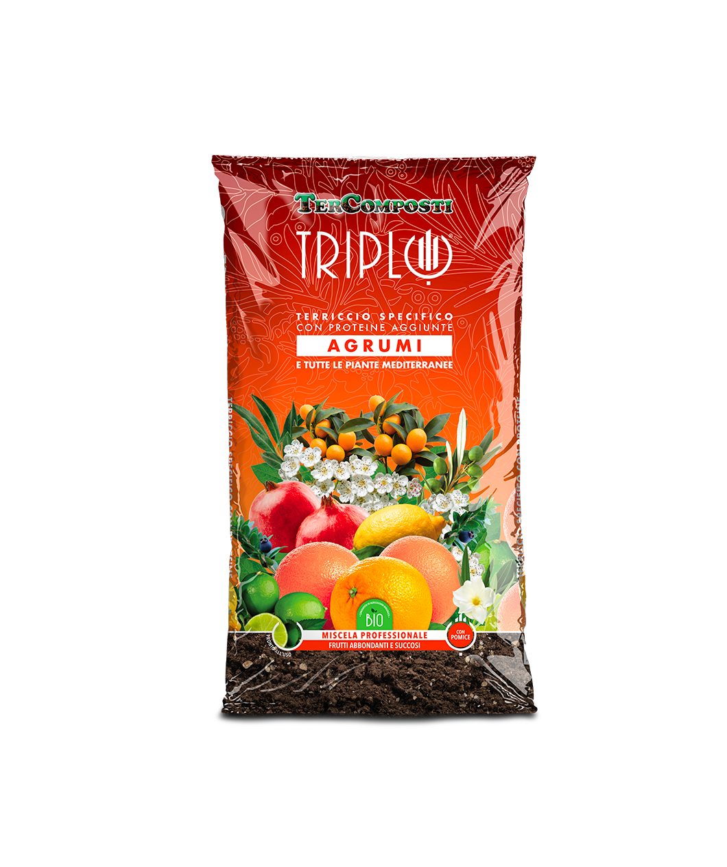 Terriccio per Agrumi e Piante Mediterranee 20 l TERCOMPOSTI