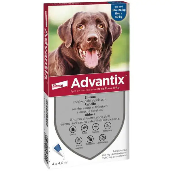 Advantix antiparassitario Spot-On per cani