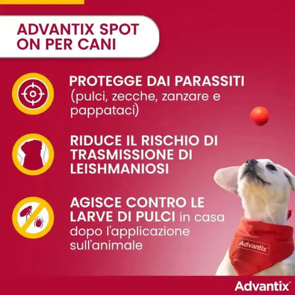 Advantix antiparassitario Spot-On per cani