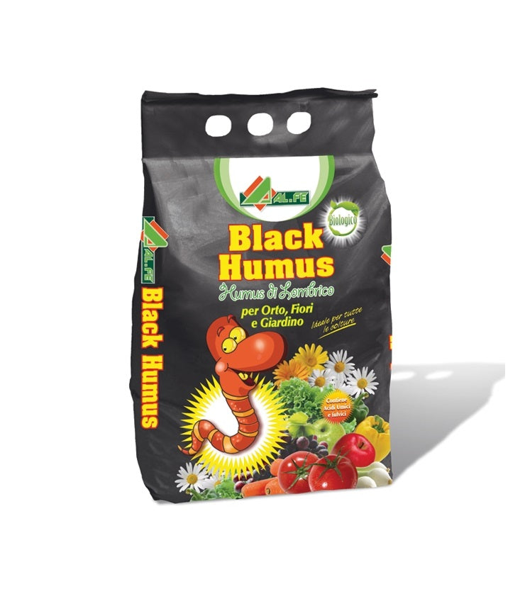 Humus di lombrico Black Humus lt.5 AL.FE