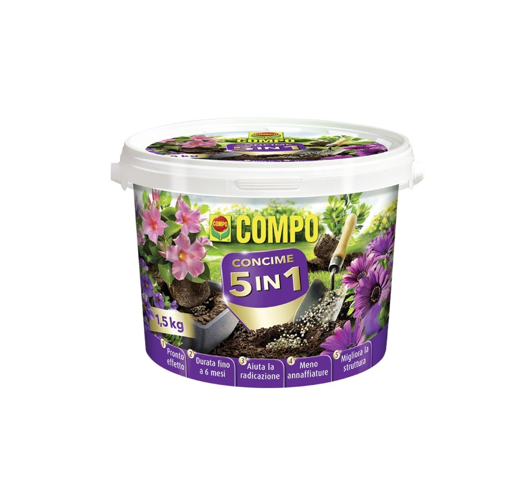 Concime universale 5 in 1 COMPO 1,5 kg