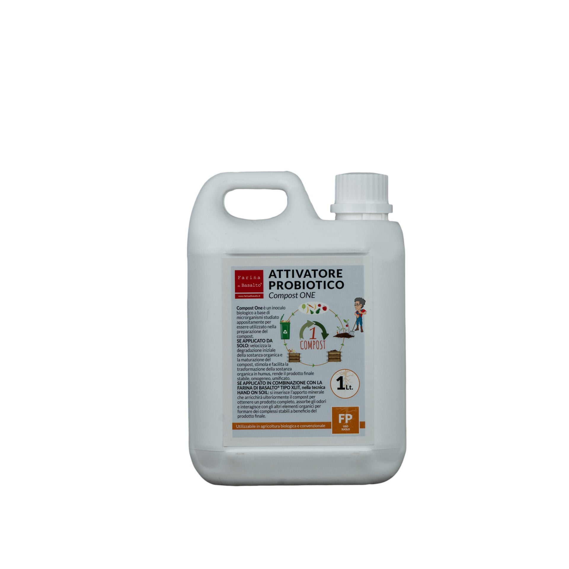 Attivatore probiotico per compost Farina di Basalto FP ONE