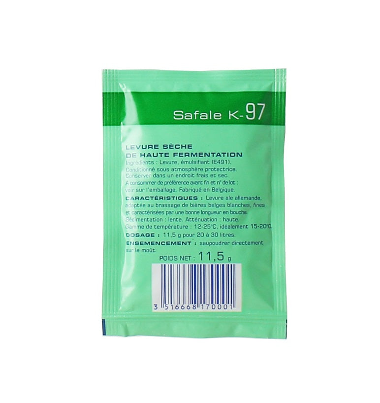 Lievito FERMENTIS Safale K-97 Gr.11,5
