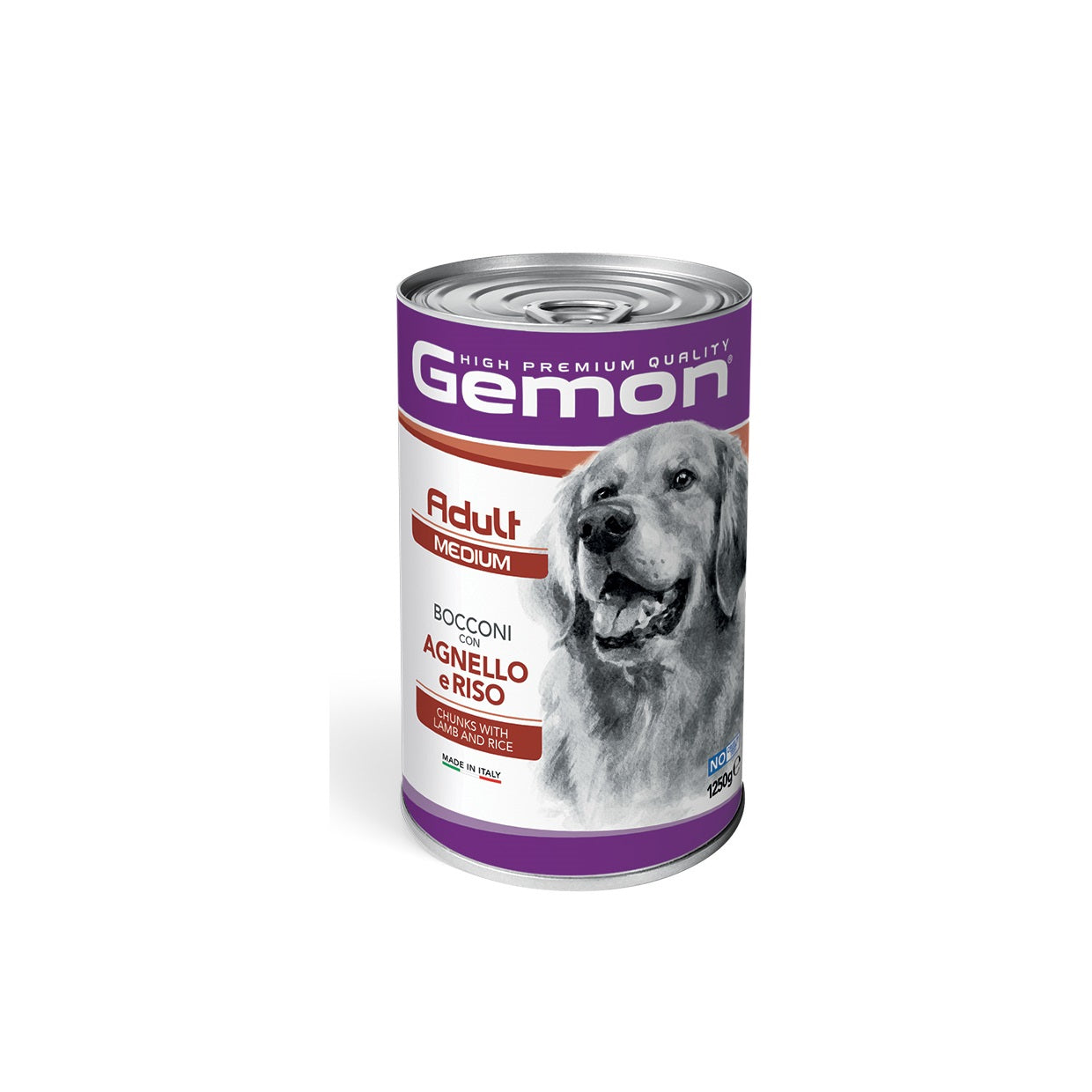 Gemon Medium Adult Bocconi con Agnello e Riso 1,25 kg