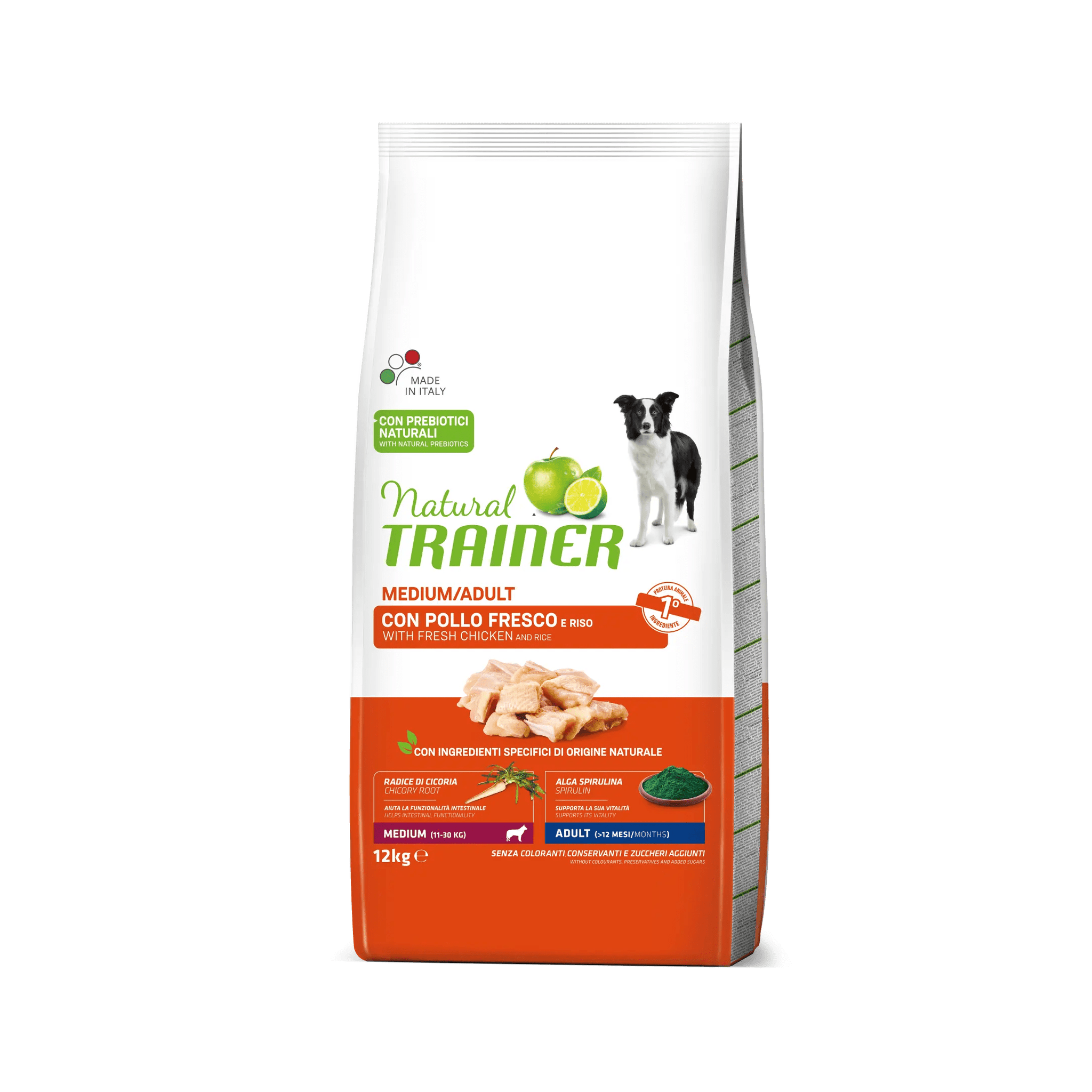 Natural Trainer Adult Medium con Pollo 12 kg