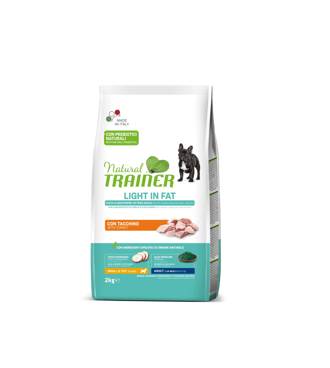 Natural Trainer Adult Mini Light in Fat con Tacchino 2 kg