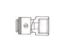 JOHN GUEST Nptf TERMINALE DIRITTO FIL. FEMMINA 3/8" X 1/4 PI451222S
