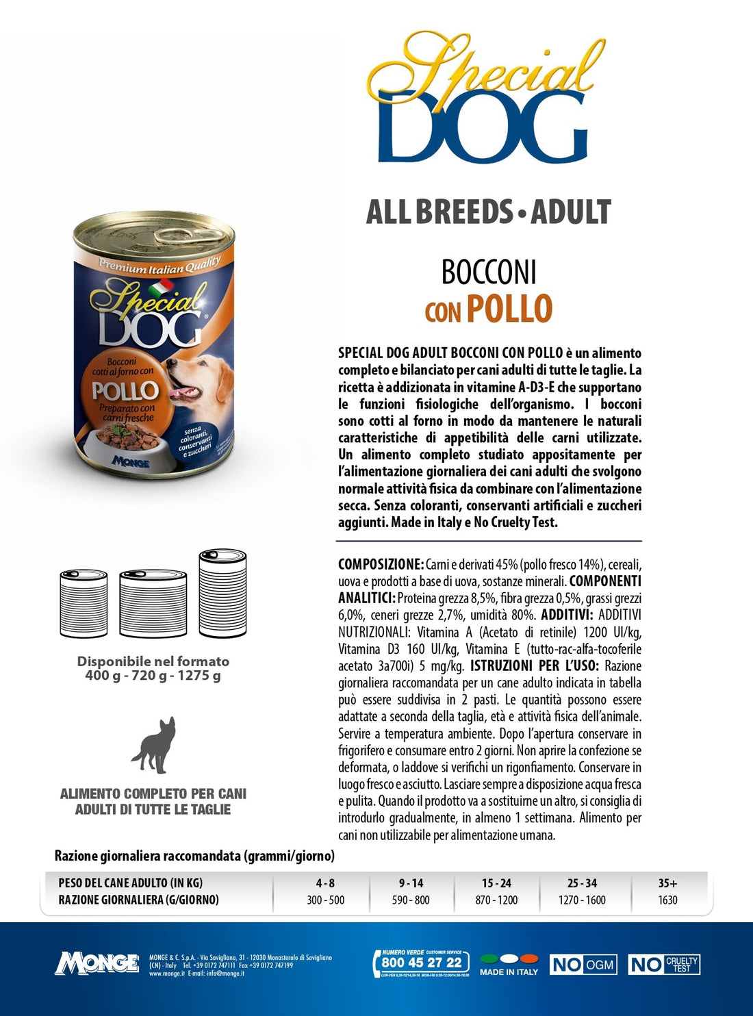 Special Dog Bocconi con Pollo 400 g