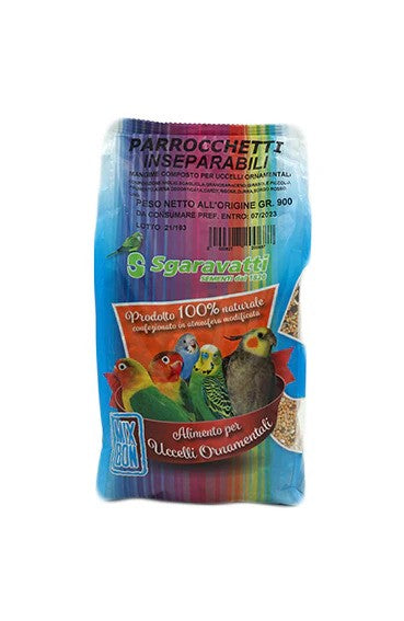 Mangime per parrocchetti e inseparabili 900 g Sgaravatti