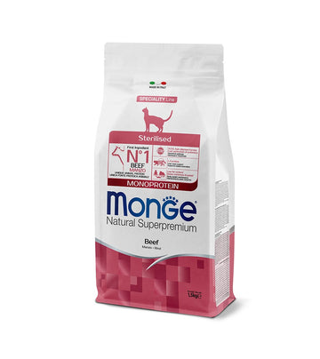 Monge Gatti Sterilizzati Monoproteico al Manzo 1,5 kg