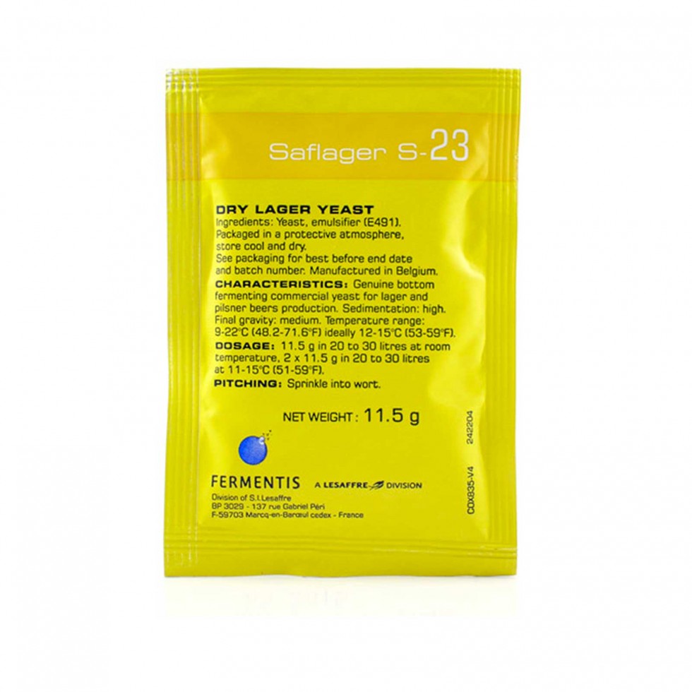 Lievito FERMENTIS Saflager S-23 Gr.11,5