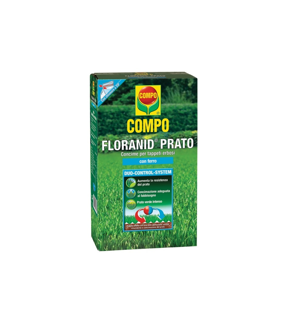 Concime per prato Rinverdente FLORANID con Ferro Kg.3 COMPO