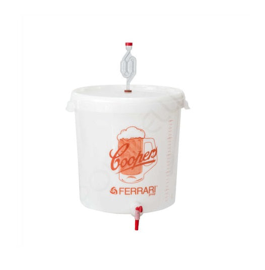 Fermentatore Coopers 25 Lt con Rubinetto, Gorgogliatore e Termometro