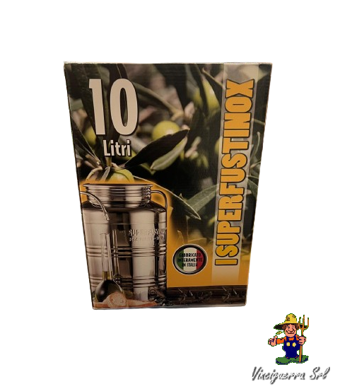 Contenitore per olio in acciaio inox 18/10 mod.Milano
