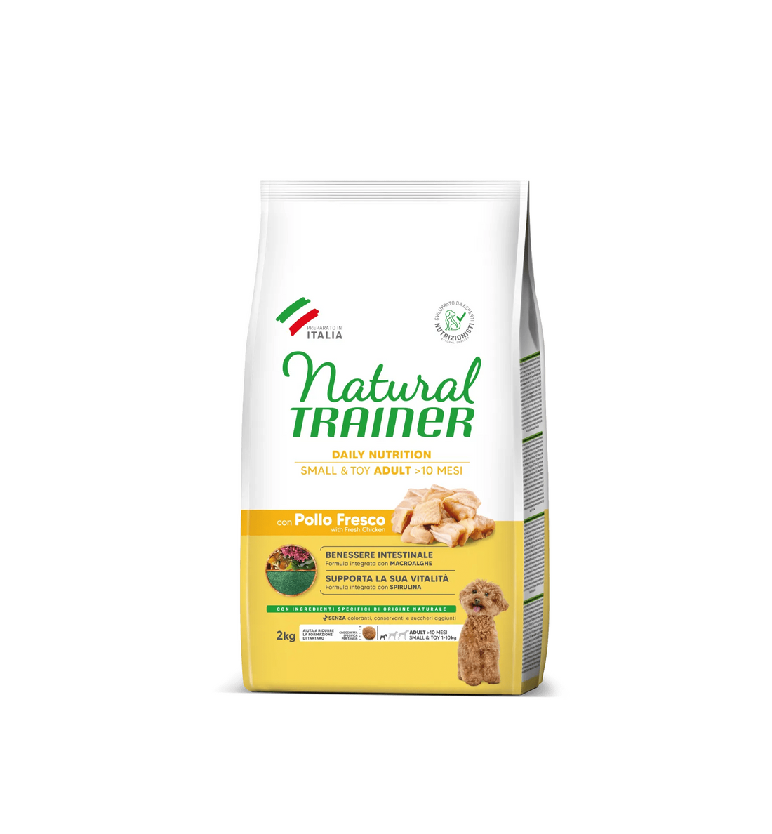 Natural Trainer Small&Toy cani adulti crocchette al pollo