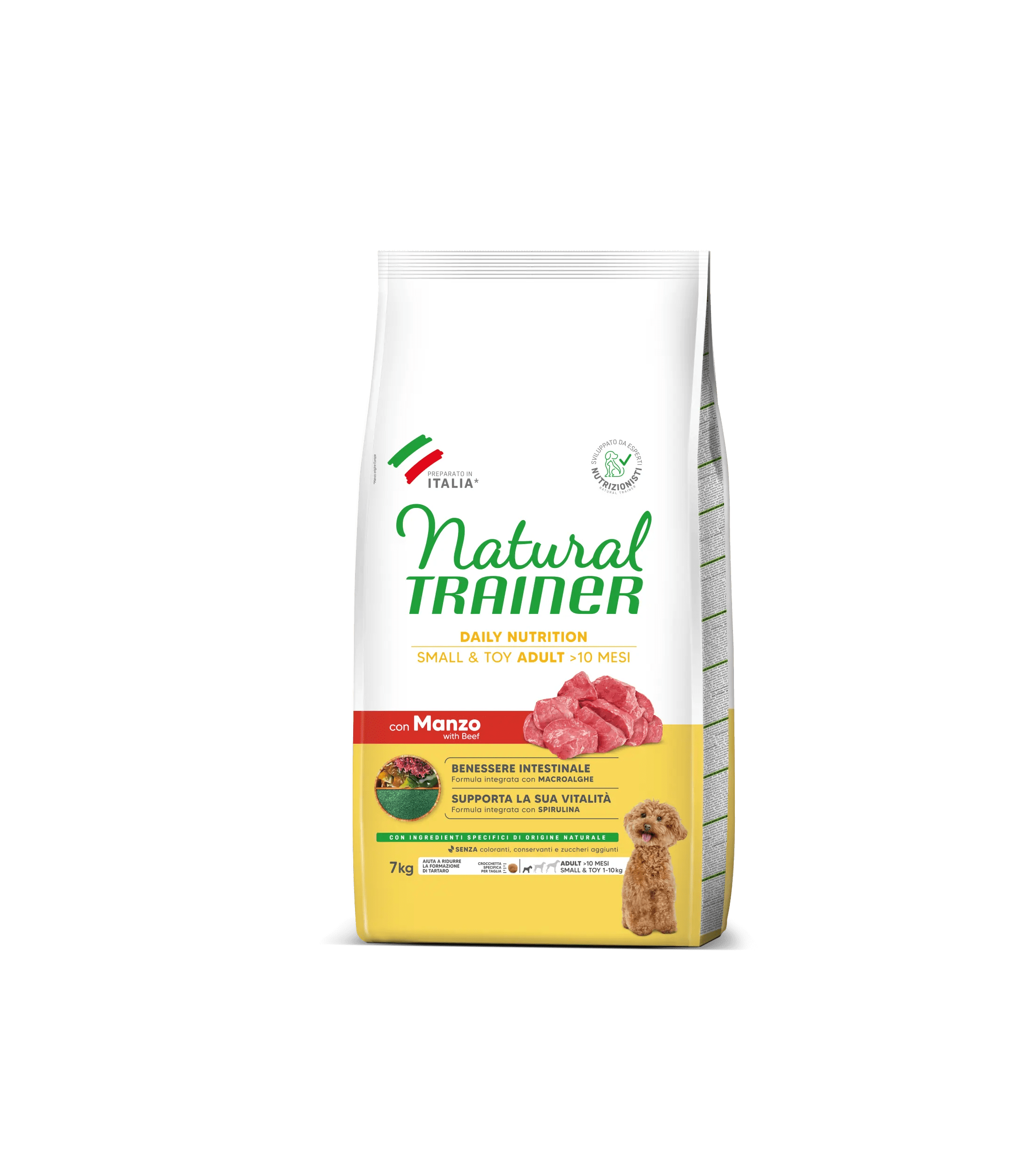 Natural Trainer Small&Toy ausgewachsene Hunde Rindfleisch-Kroketten