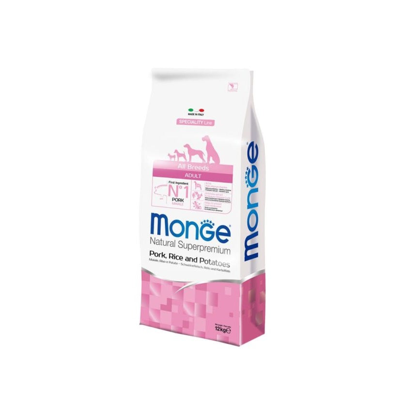 Monge All Breed Adult Maiale con Riso e Patate 2,5 kg