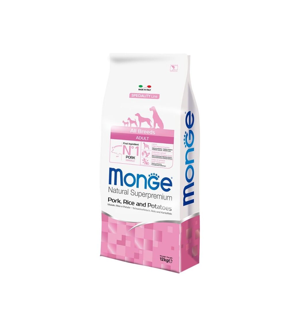 Monge All Breed Adult Maiale con Riso e Patate 12 kg