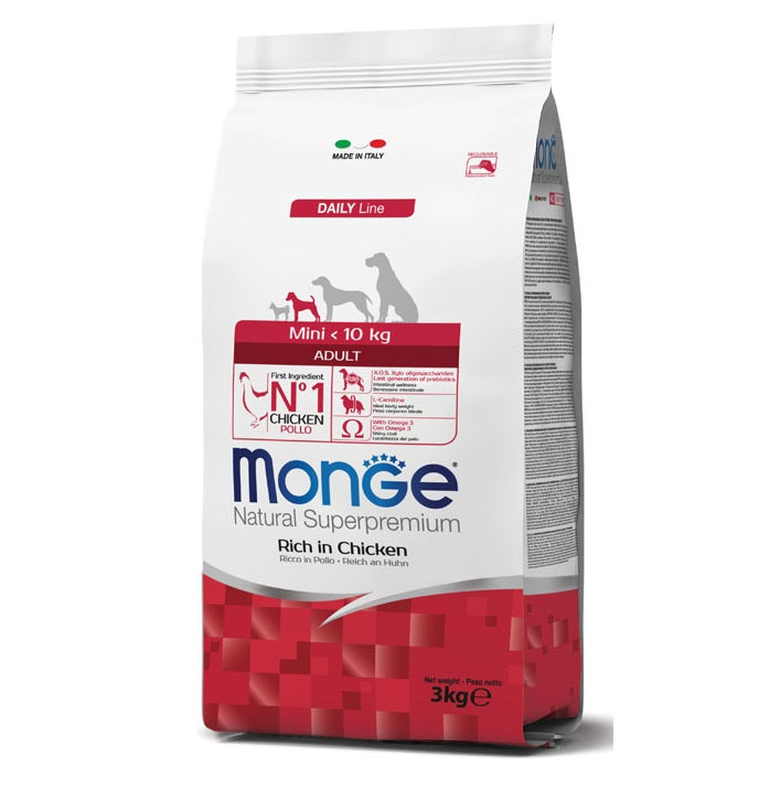 Monge Mini Adult Ricco in Pollo 800 g