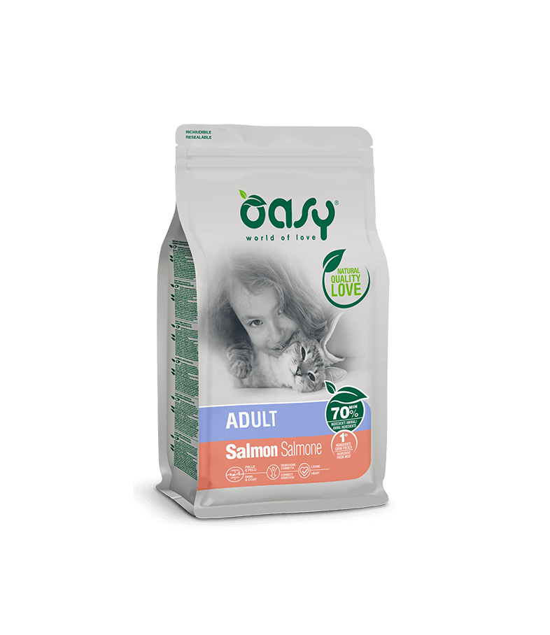 Oasy Adult con salmone 1,5 kg