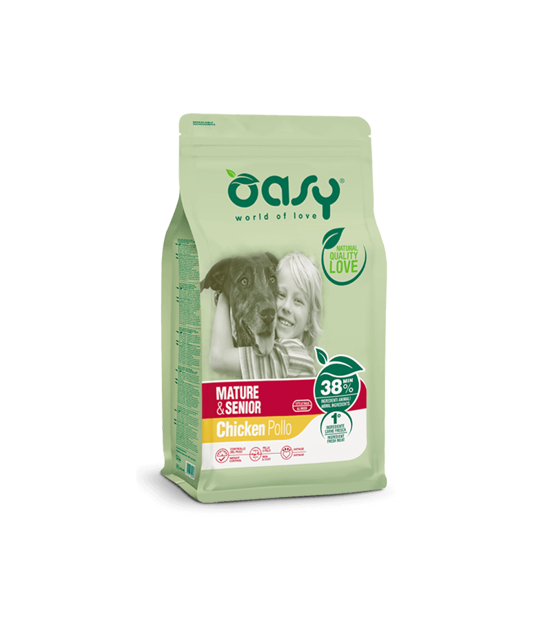 Oasy Mature&Senior con pollo 12 kg