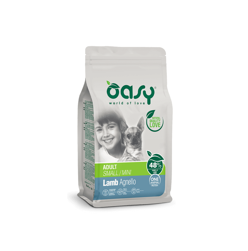 Oasy Adult Small/Mini con Agnello 2,5 kg