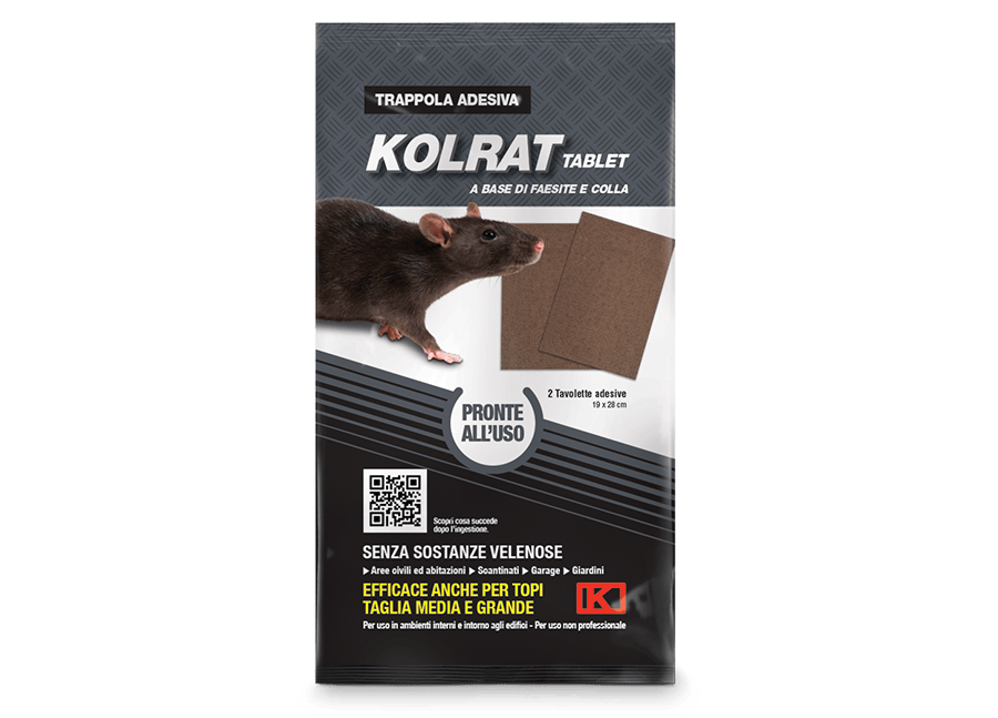 Trappola adesiva per topi Kolrat Kollant tavolette incollate