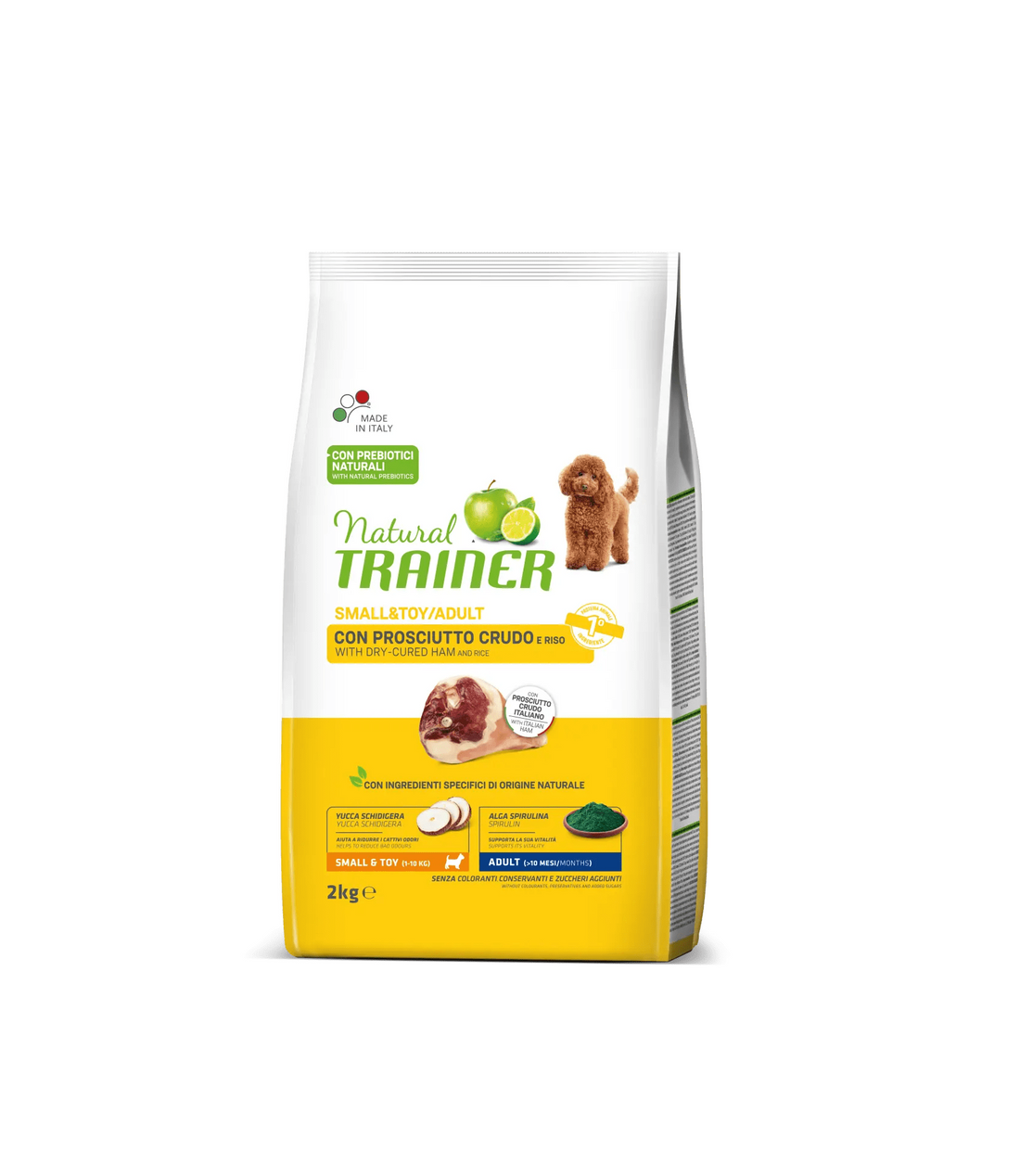 Natural Trainer Adult Mini con prosciutto crudo 2 kg
