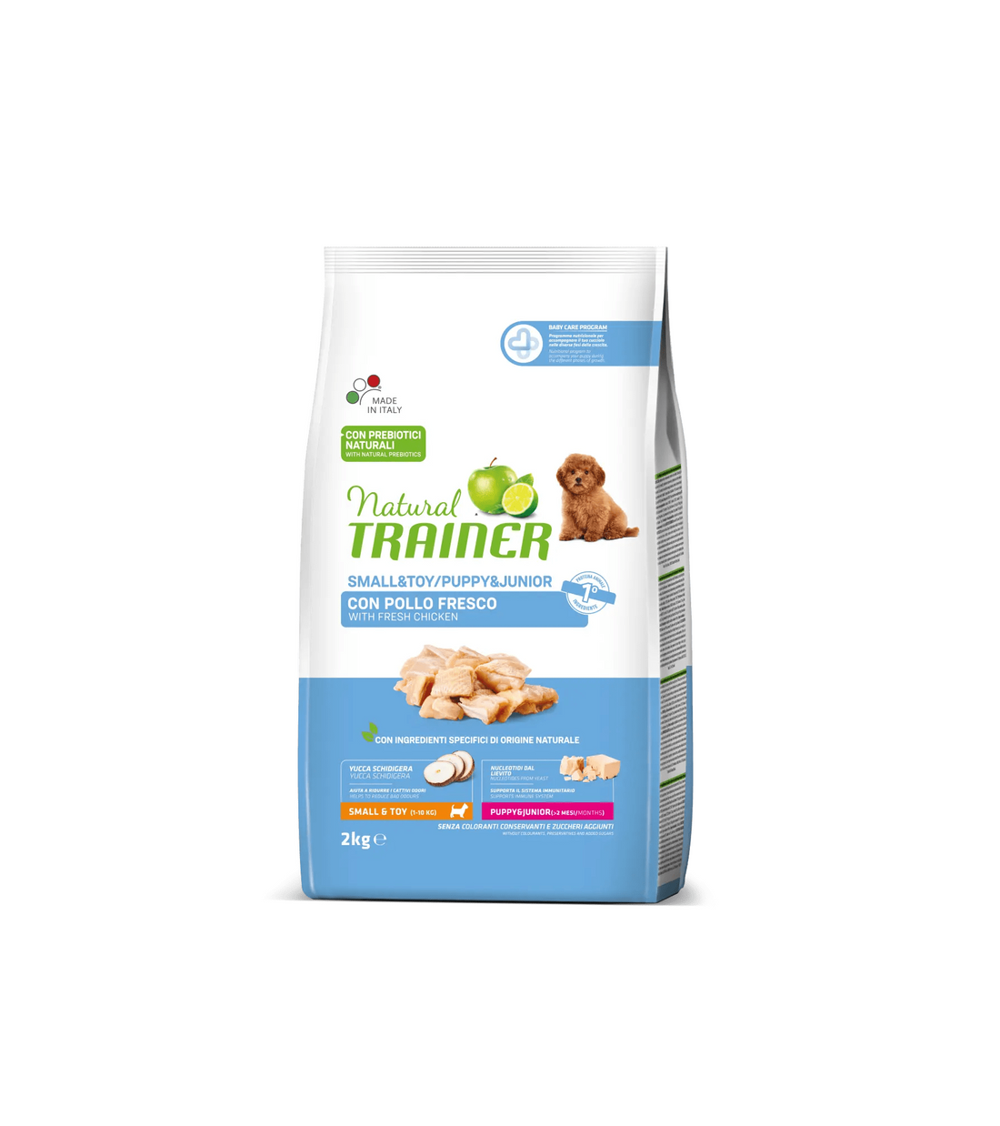 Natural Trainer Puppy&Junior Mini con pollo 2 kg