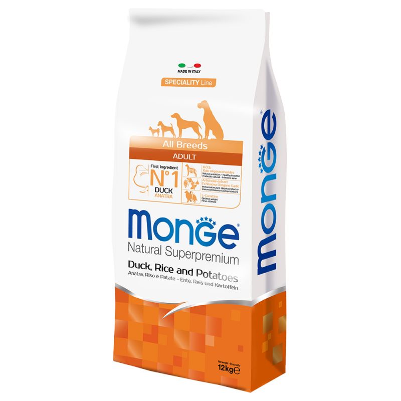 monge all breed adult anatra/riso 12kg
